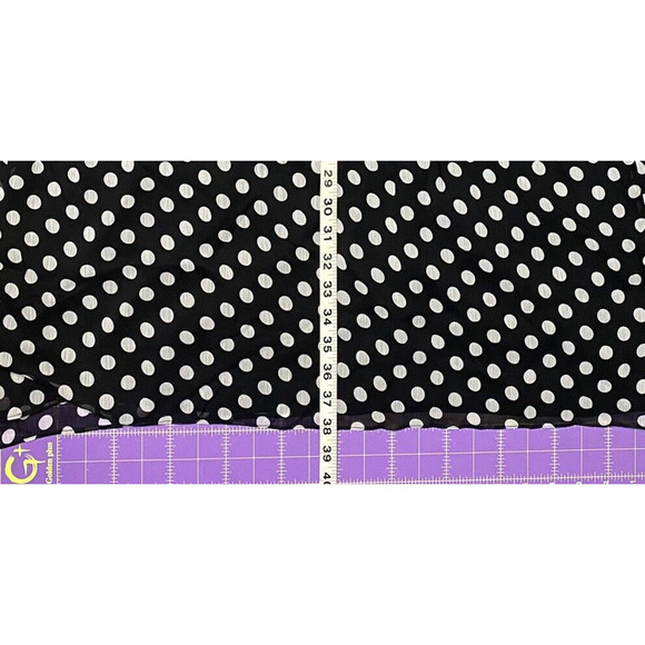 Motherhood Maternity Dress Black and White Polka Dot Pregnancy Baby Shower - Picture 16 of 16